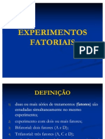 Experimentos Fatoriais