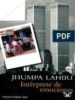 Jhumpa Lahiri, Interprete de Emociones