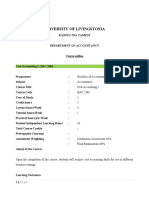 Cost Accounting 1 BBA 2020 Manual