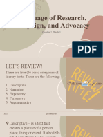 Language of Research Campaign and Advocacy File