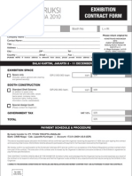 Konstruksi Indonesia 2010 - Exhibition Contract Form