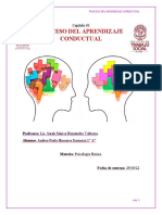 Proceso Del Aprendizaje Conductual