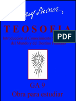 TEOSOFIA - Introducci) Ón Al Conocimiento Suprasensible Del Mundo y Del Destino Humano