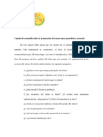 Cápsula Sobre La Preparación Del Cuento para Aprenderlo y Narrarlo