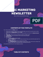 Haric Marketing Newsletter by Slidesgo