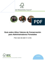 FSC-GUI-30-009 V1-0 ES Gu - A Sobre Altos Valores de Conservaci - N para Administradores Forestales