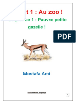 Les Fiches 5 Ème AP Projet 1 Séquence 1 - Pauvre Petite Gazelle !