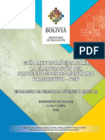 Guía Metodológica para La Elaboración Del Proyecto Sociocomunitario Productivo - 2022