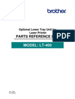 MODEL: LT-400: Parts Reference List