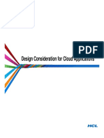 Design Consideration For Cloud Applications