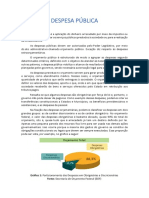 Despesa Pública - Conceito e Classificações