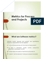 Product Process Metrics