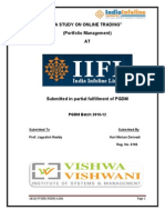 Project On Online Trading at IIFL Ashish Dwivedi