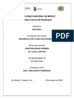 Desarrollo de La Biología en México