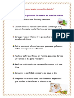 Actividadad 09 Comprendemos La Importancia de Nuestros Hábitos Alimenticios para Protegernos de La Anemia