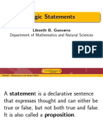 2math As Language (Statements)