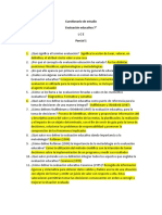 Cuestionario de Estudio Evaluacion Parcial 1