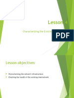 Lesson 4 - Characterizing The Existing Internetwork