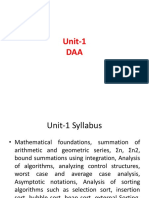 DAA PPT-1worst Case and Average Case Analysis, Asymptotic Notations