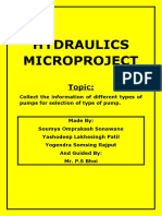 Hydraulics Microproject