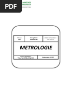 TP Metrologie TP1-1