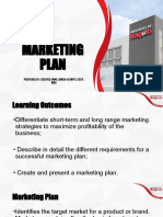 THC 105 - Marketing Plan