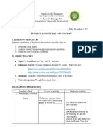 Lesson Plan For Demo Teaching