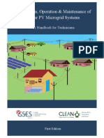 Installation Operation and Maintenance of Solar PV Microgrid Systems A Handbook For Technicians