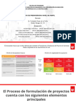 TRABAJO Estudios de Preinversion A Nivel Perfil