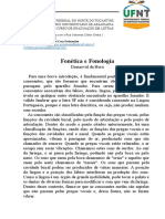 Resumo 02 - Ponto e Modo de Articulação Consonatal