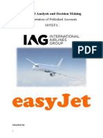 Financial Analysis On Easyjet and Iag 15 17