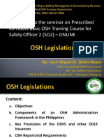 15 BOSH - Module 6 OSH Legislations