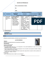 Sesión de Aprendizaje: Lee Diversos Tipos de Textos Escritos en Su Lengua Materna