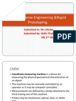 CMM, Reverse Engineering &rapid Prototyping