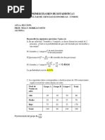 Primer Examen de Estadistica