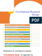 Correlation Research Design - PRESENTASI