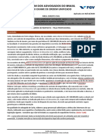 GABARITO JUSTIFICADO - DIREITO CIVIL - Embargos Padrão OAB