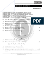 Chemistry CBSE XII 2015