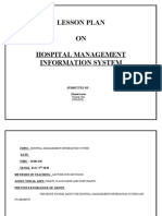 Lesson Plan On Hmis