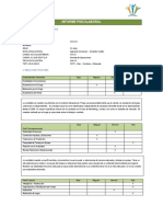 INFORME PSICOLABORAL SIMPLE Modelo