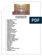 A Lista de Menu Do Angelical