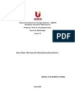 Relatório de Infecciosos Ii - Bruna Lívia - T12