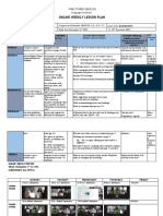 Seniors 1 Weekly Plan (13 - 11 - 22)