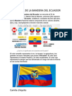 La Historia de La Bandera Del Ecuador