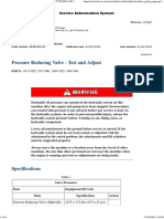 Pressure Reducing Valve - Test and Adjust