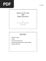 Electric Arc Furnace AND Design Calculation: Content