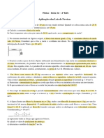 Lista 12 - Aplicações Das Leis de Newton