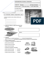 Evaluacion Bimestral Ciencia y Tecnologia