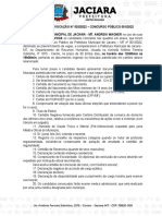 Edital de Convocação #002/2022 - Concurso Público 001/2022