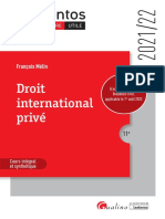 Mémentos: Droit International Privé